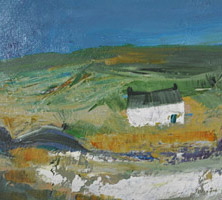 Croft Cottage, Oil on Paper